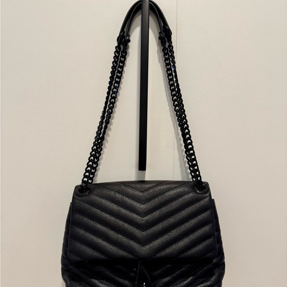 Rebecca Minkoff Small Black Edie Crossbody - Picture 2 of 5